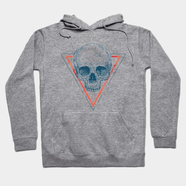Skull in triangle II Hoodie by soltib